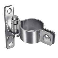 Stainless Steel Gate Hinge Heavy Duty Rust Resistant for Chain Link Fence and Wall Mount 41mm