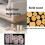 4 Pack Solid Wood Furniture Risers 10cm Height Boost HeavyDuty Pine Legs for Bed Sofa Table 3