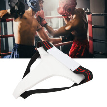 Women Taekwondo Groin Guard XL PU Leather Sponge