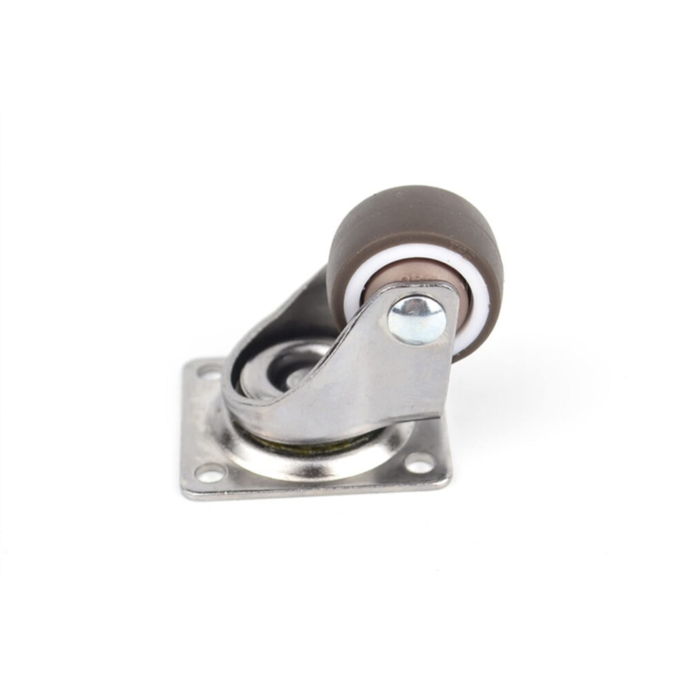 Furniture Casters 32Mm Rubber Wheels 1.25 Inch Super Quiet Rolling Scratch Heavyduty 2Pcs 9771547926351
