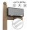 Mailbox Mounting Bracket Kit 8Inch Metal Mailbox Installation Set Secure Mounting No Wobble Easy Install 4