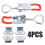 4Pcs Spring Loaded Toggle Latch Corrosion‑Resistant Secure Lock for Cabinets and Boxes 2