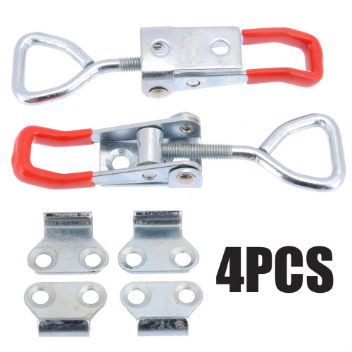 4Pcs Spring Loaded Toggle Latch Corrosion‑Resistant Secure Lock for Cabinets and Boxes 1