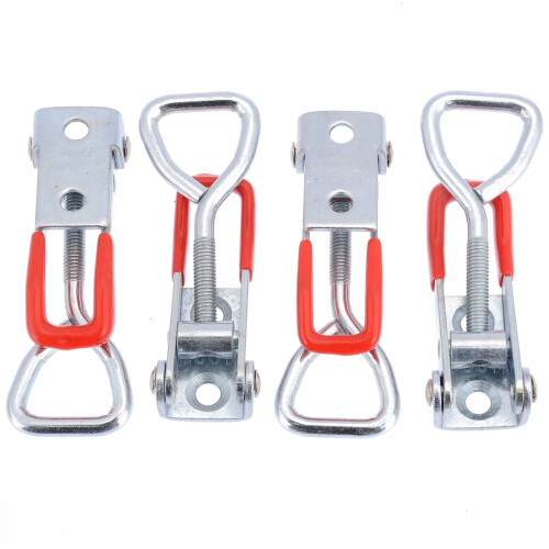 4Pcs Spring Loaded Toggle Latch Corrosion‑Resistant Secure Lock for Cabinets and Boxes 2