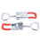 4Pcs Spring Loaded Toggle Latch Corrosion‑Resistant Secure Lock for Cabinets and Boxes 4