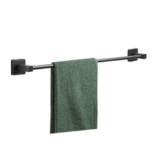 Stainless Steel Towel Bar 23.6 Inch Wall Mounted RustResistant Modern Square Single Rod Bathroom Holder