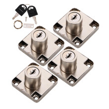 Keyless Cabinet Drawer Lock Set with Quick Installation Kit for Home Office Furniture and Mailboxes