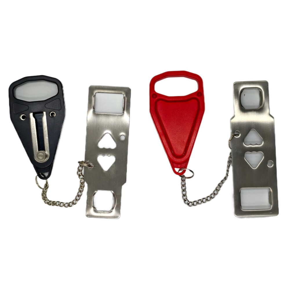 Portable Door Lock 2 Pack Â Extra Security Lock For Travel, Hotel, Home And Apartment Â Quick Toolâ Setup 9330225403944