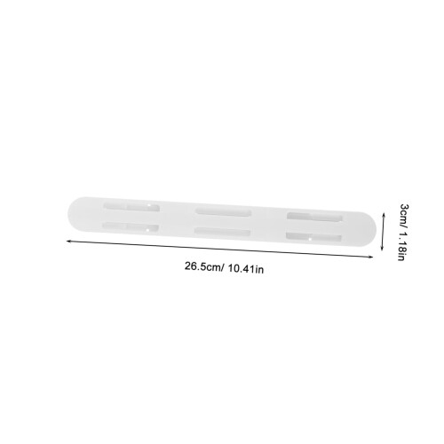 2pcs Silent Soft Close Under Cabinet Drawer Slides with Durable Plastic Glides for Kitchen 1