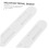 2pcs Silent Soft Close Under Cabinet Drawer Slides with Durable Plastic Glides for Kitchen 4