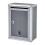 Wall Mounted Locking Mailbox Large Capacity Weatherproof Metal Mail Box with Key Lock 1