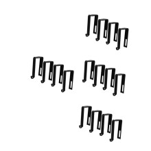 16pcs Adjustable Over the Door Hooks Metal SpaceSaving Organizer for Home Office Cabinets Wardrobes