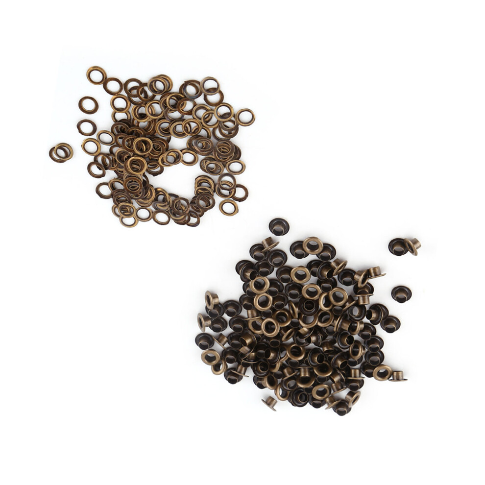 Brass Eyelets With Iron Washers For Leather Crafts 7444352903603