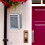 Wall Mounted Locking Mailbox Large Capacity Weatherproof Metal Mail Box with Key Lock 3