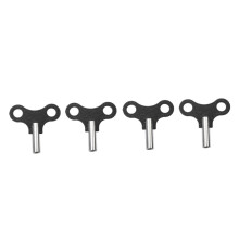 4Pcs Universal Clock Winding Key Set for Antique Mechanical Clocks, Durable Iron Tools for  and Maintenance
