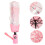 Travel Umbrella Windproof UV Protection Compact Folding Design with Cherry Blossom Pattern 2