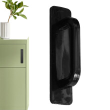 No Drill Cabinet Door Handle with Strong Adhesive Backing, Ergonomic Grip for Kitchen or Sliding Glass Door