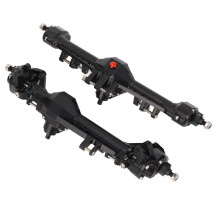 RC Crawler Portal Axle Set Aluminum Alloy Front and Rear CNC Machined  Clearance Upgrade 1/10