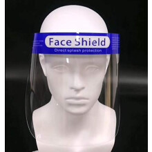 Pack of 2 Reusable Protective Face Shield, AntiFog Clear Full Face Coverage with Comfort Foam and Adjustable Band
