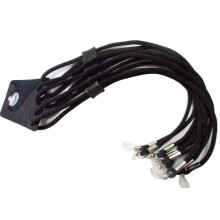 10PCS Black Adjustable Nylon Eyewear Retainer Strap with Non Slip Design and Sports Ready Fit