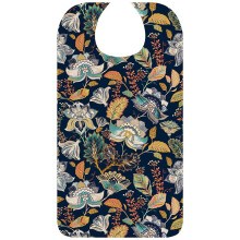 Waterproof Adult Bib for Women and Men, Washable Reusable Clothing Protector with Crumb Catcher Type 3
