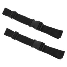 Pack of 2 Adjustable Luggage Straps with Secure Buckle Closure for Travel Suitcases
