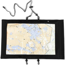 Waterproof TPU Map Case with Clear Window and Lanyard, Secure Zipper Pouch for Outdoor Travel