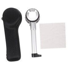 10x Jewelry Loupe Magnifying Glass with Builtin LED Light for Jewelry Inspection