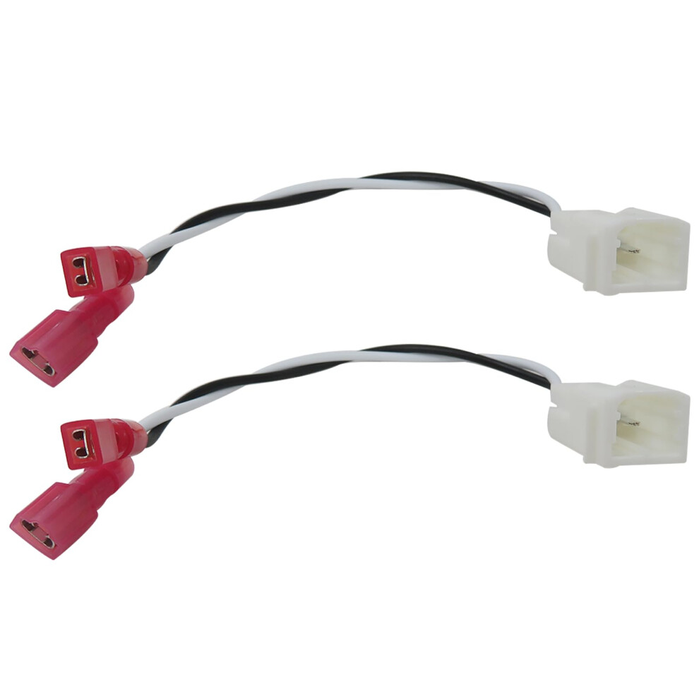 2Pc Front Dash Tweeter Wiring Harness Adapter Plug And Play For 20052022 Dodge Ram Jeep Chrysler 9351714552943