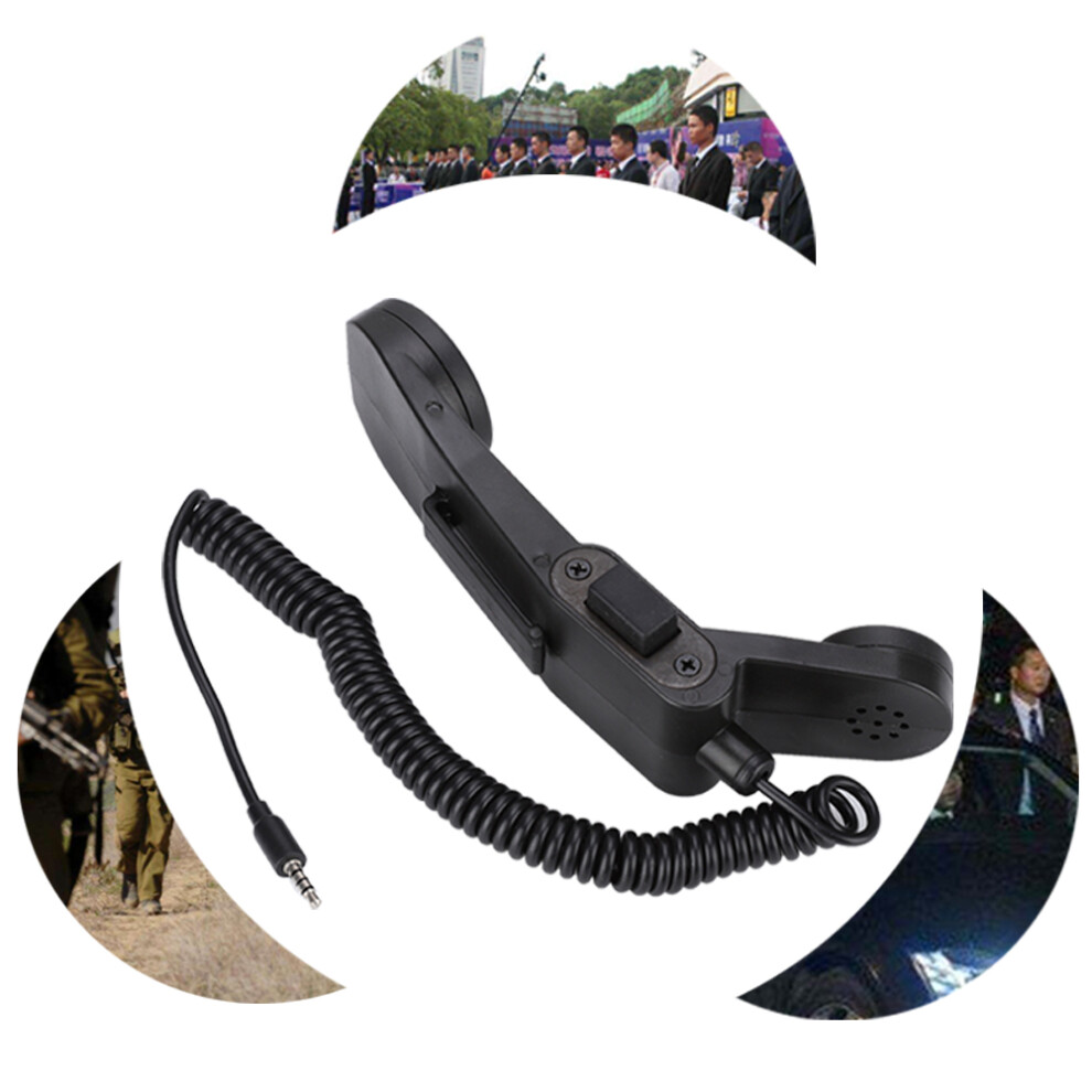Outdoor Military Radio Microphone Handheld Speaker 3.5 Mm Jack For Mobile Use 8411393719394