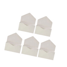 Boîtes d'emballage cadeau avec fermeture d'enveloppe, 5-Blanc