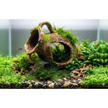 Decoração de aquário ânfora esconderijo para peixes 16 x 11 x 13 cm