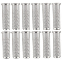 12er Aluminium-Inserts 6,2 mm für Carbonpfeile - Ersatz für Pfeilschaft