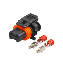 2 Pin Female Fuel Injector Connector for Bosch Common Rail Diesel 10 Sets 1928403137 1928404072
