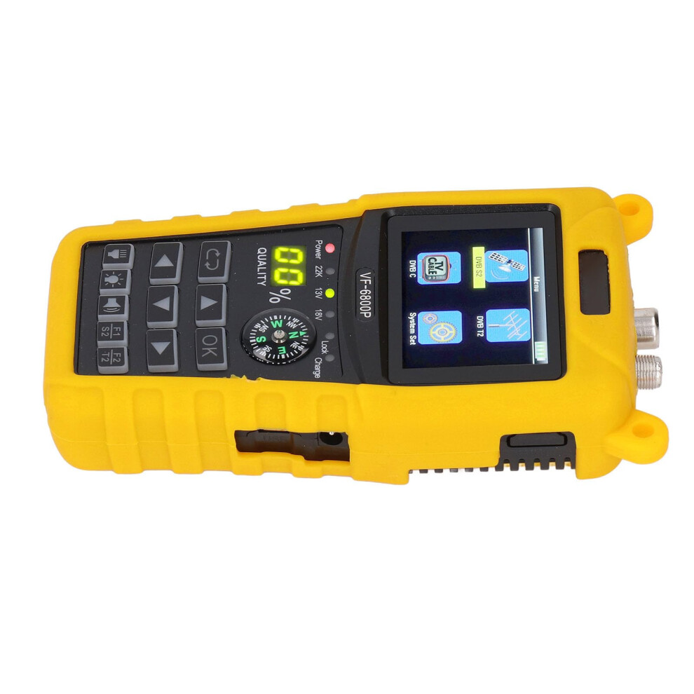 Satellite Signal Finder With 2.4 Inch Tft Lcd, Dvb S2 T2 C Strength Meter, Lithium Battery, Us Plug 9330225405832