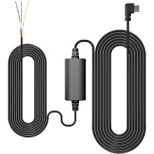 TypeC Dash Cam Hardwire Kit 9ft, Low Voltage Protection, 24/7 Parking, for G300H Plus and G980H