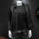 (XXXXL, black) Spring New Men's Leather Jacket With Stand Collar 4