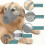 (L, Gray) Dog Muzzle With Adjustable Straps, Soft Mesh Covered Muzzles For Small Medium Large Dogs 1