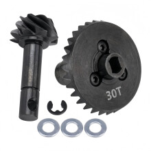 RC Bevel Gear Set 30/8T for Axial SCX10 II AR44 AR45 Capra, Heavy Duty Overdrive Gear Upgrade, Durable Hardened Steel