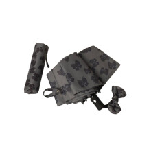 Automatic Folding Umbrella with Dual Weather Protection, Windproof Travel Size, Decorative Bowknot