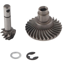 RC Bevel Gear Set 30T 8T Stainless Steel Heavy Duty Overdrive Differential Gear for Axial AR44 Crawler