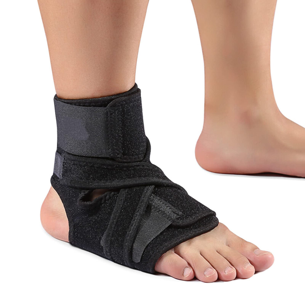 Adjustable Neoprene Ankle Brace with Compression Support for Running, Basketball and Sprain Protection