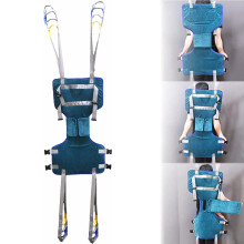 Transfer Sling with Adjustable Waist and Four Handles, Gait Training Belt for Elderly Rehabilitation, Small