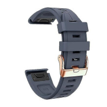 (Navy blue) Replacement Strap For Garmin Fenix 5s Plus 6s Pro, Silicone 20mm Smartwatch Wristband