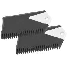 PVC Surfboard Wax Comb 2PCS Set, Black, 7.5x4cm