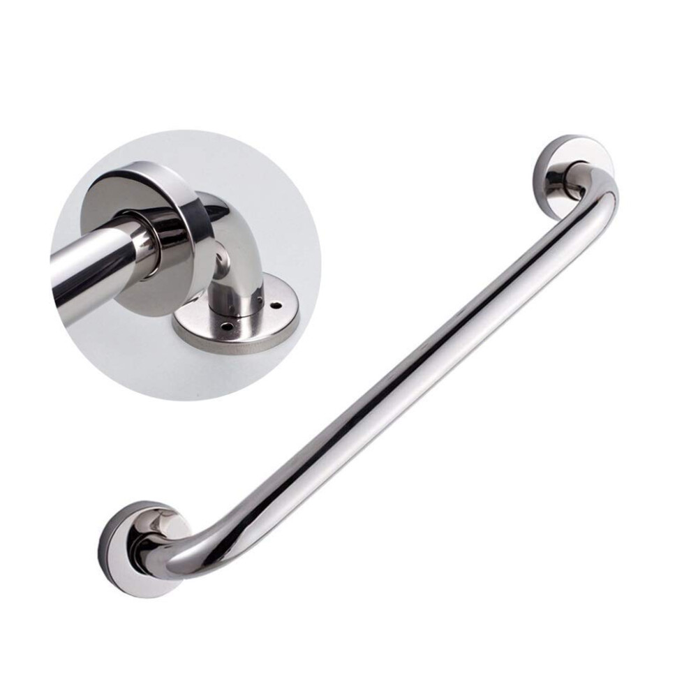 Grab Bar for Bathroom 60cm Chrome Wall Mounted NonâSlip Safety Handrail for Elderly Shower and Toilet
