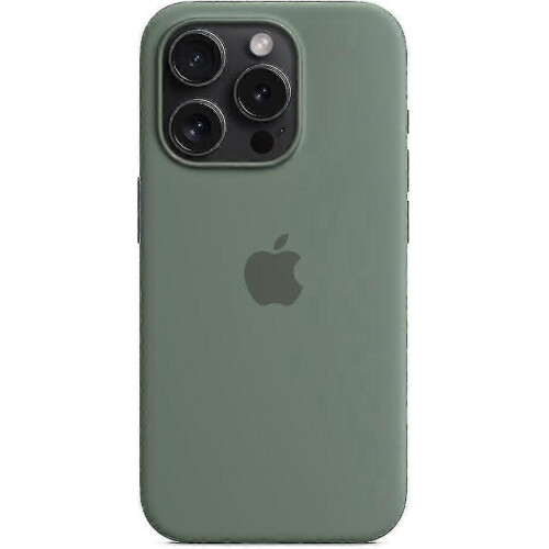 (Cypress) For Apple iPhone 15 Pro Silicone Case with MagSafe 1