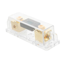 200A Car Audio Fuse Holder for Amplifier Protection, Transparent Automotive Fuse Block with  Power and Easy Maintenance