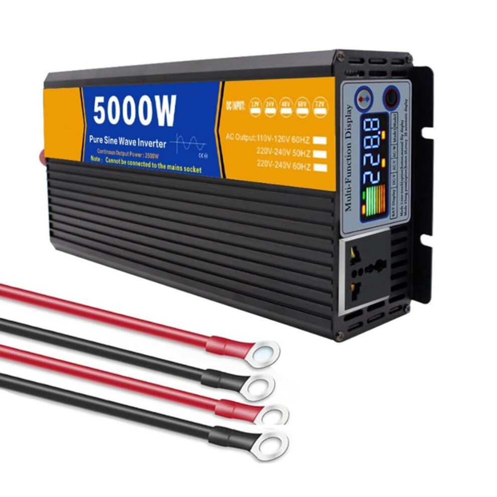 5000W Pure Sine Wave Inverter Charger, Split Phase 120/240V, 1272V Dc, Low Frequency For Solar 9351714554602