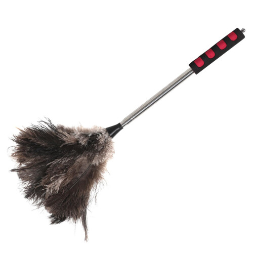 Extendable Ceiling Fan Duster with Telescopic Handle, Lightweight Reusable Fluffy Brush for  Ceilings